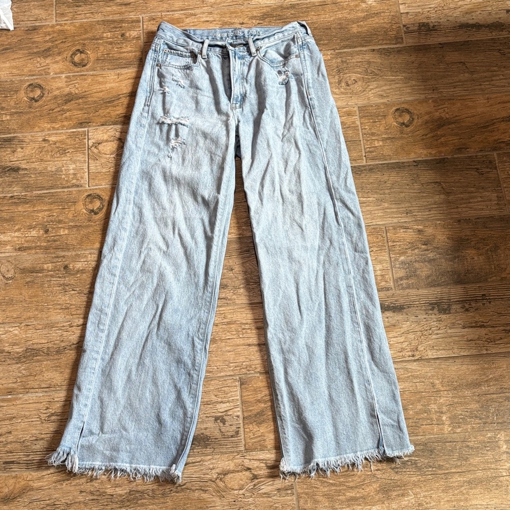American Eagle Outfitters Light Blue Flare Jeans